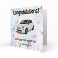 Personalised Congratulations Passed Your Driving Test Card Granddaughter, Daughter, Niece, Friend
