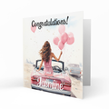 Personalised Congratulations Passed Your Driving Test Card Granddaughter, Daughter, Niece, Friend