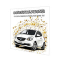 Personalised Driving Test Congratulations Card - Corsa White Car