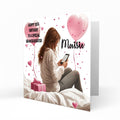 Personalised 12th 13th 14th 15th 16th Birthday Card for Girls, Teenager, Granddaughter Niece Daughter Sister Friend Texting, Mobile Phone