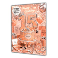 15th Birthday Card Girls Make U Granddaughter Daughter Friend Large A5 Size