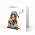 Personalised Girls Birthday Card, 1st, 2nd, 3rd, 4th, 5th, Daughter, Granddaughter, Sister, Niece, Little Girl, Puppy Dog