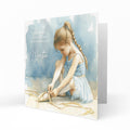 Personalised Birthday Card for Girls - Ballet Dancer