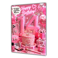 14th Birthday Card For Girls, Daughter, Granddaughter, Niece, Crochet Girl, Teenager,