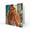 Personalised Birthday Card for Girls - Girl Applying Makeup