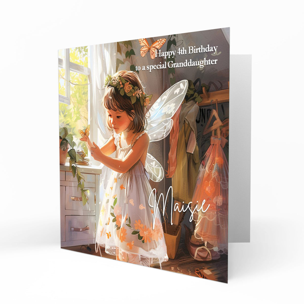 Personalised Birthday Card - Little Fairy