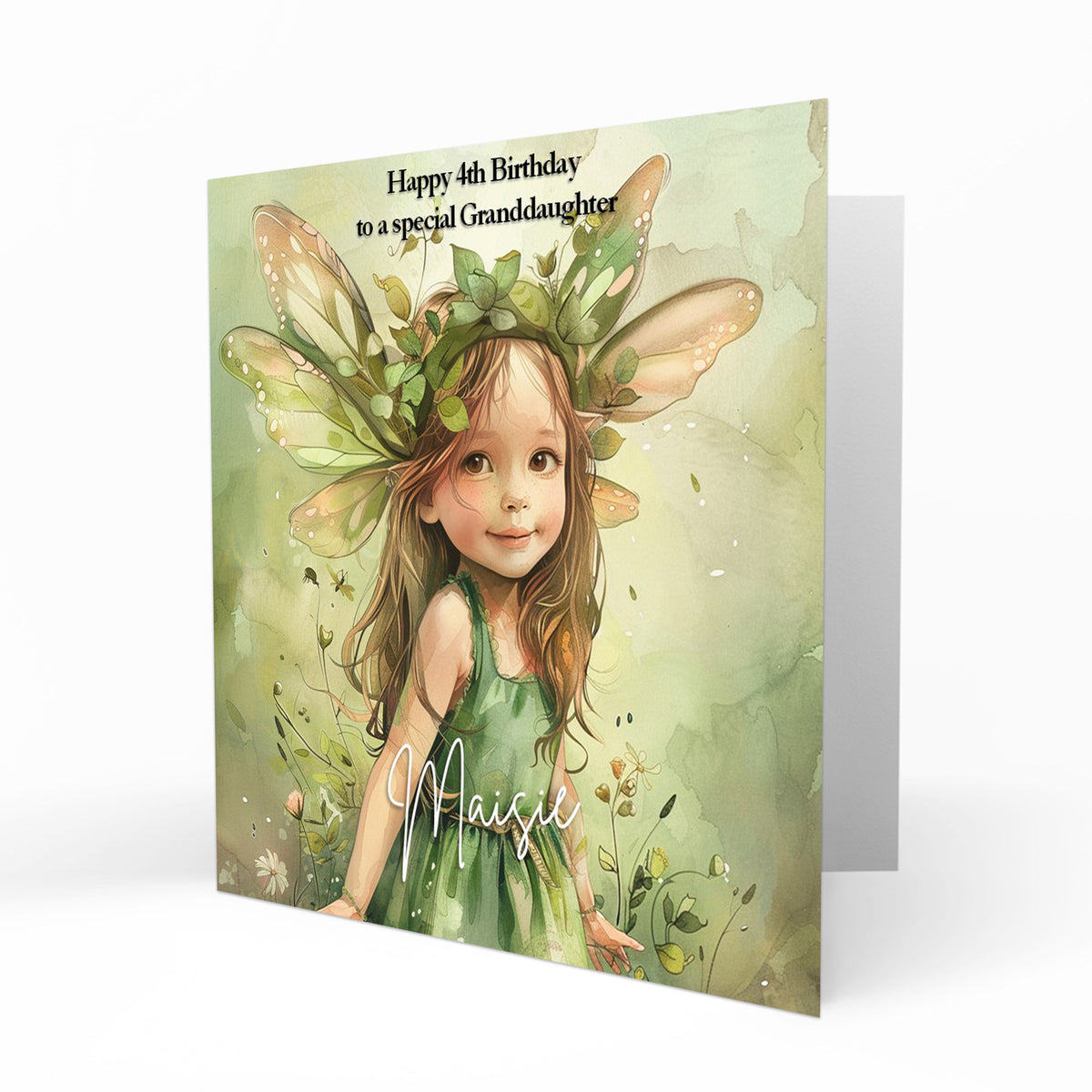 Personalised Birthday Card - Little Fairy