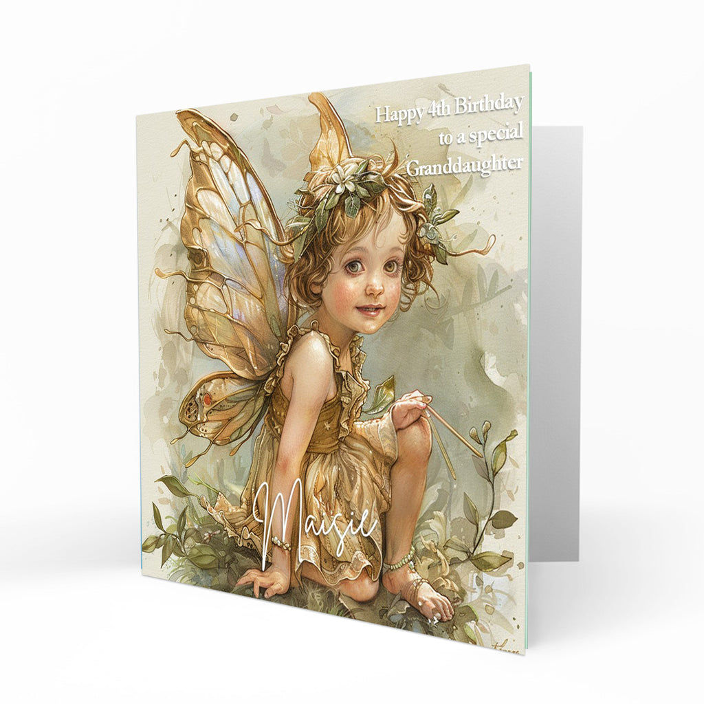 Personalised Birthday Card - Little Fairy
