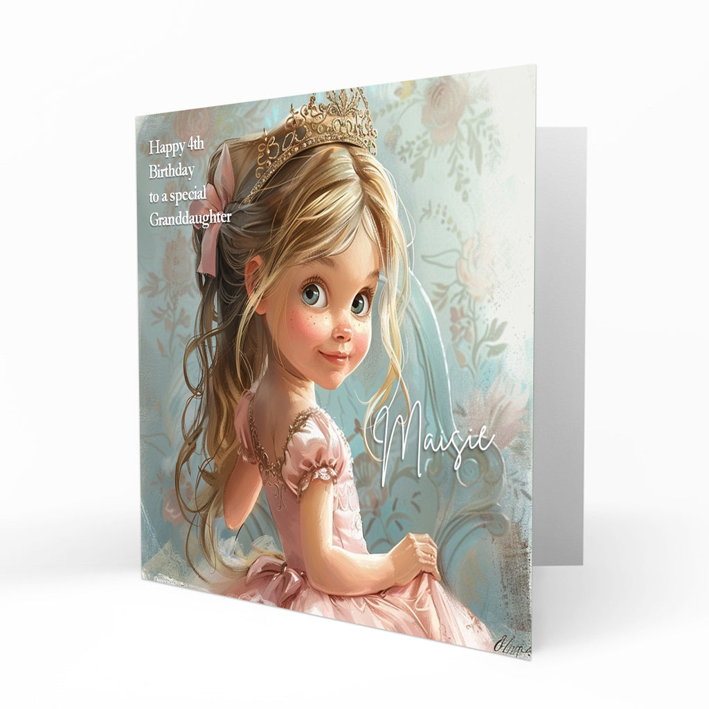 Personalised Birthday Card - Little Princess