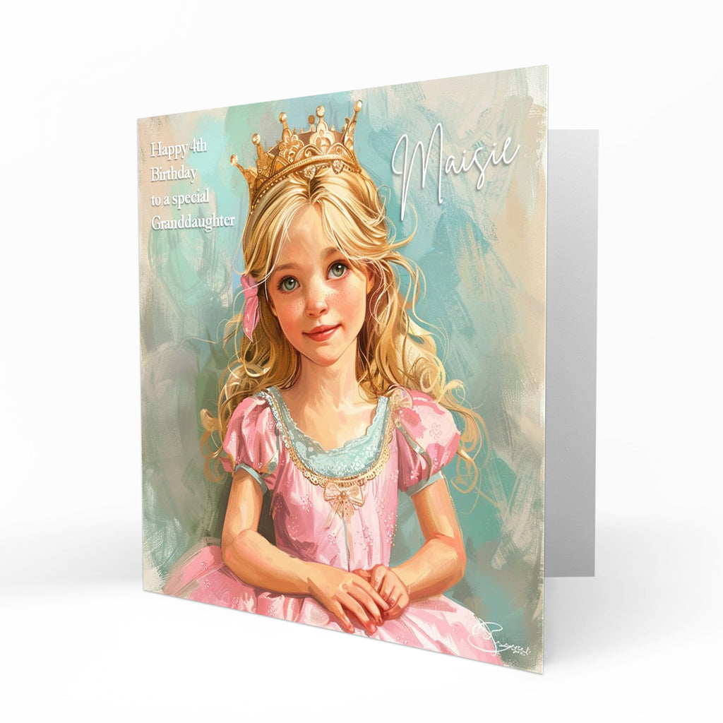 Personalised Birthday Card - Little Princess