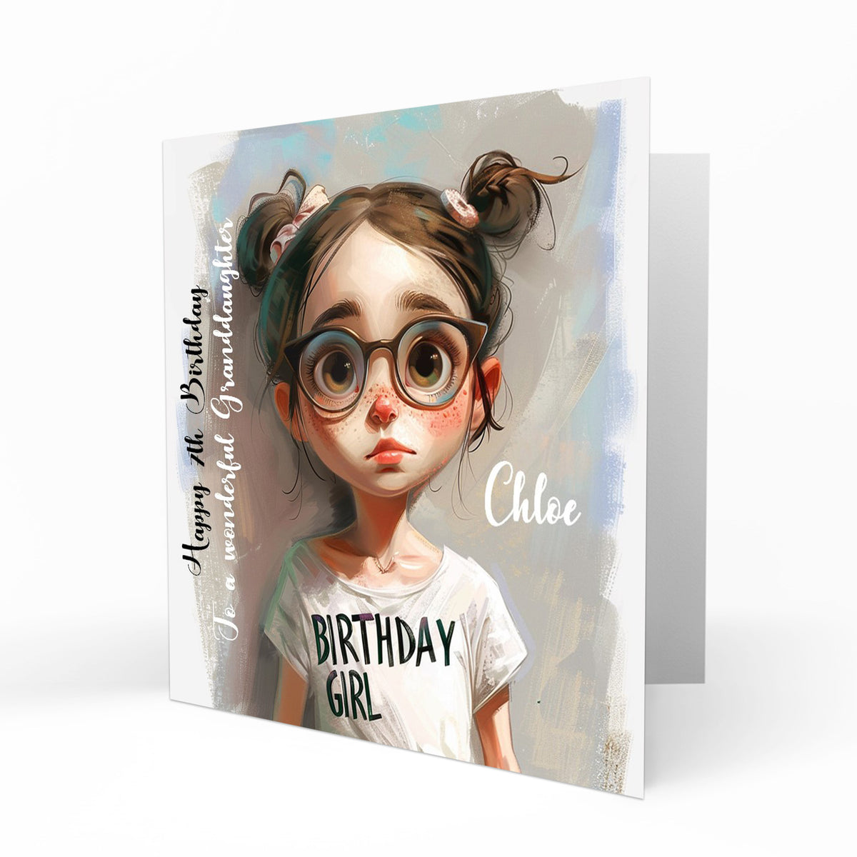 Personalised Birthday Card for Girls, Teenager, Daughter, Niece, Granddaughter, Friend, 5th, 6th, 7th, 8th, 9th, 10th, 11th, 12th, Party Time,