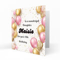Personalised Birthday Card - Birthday Balloons