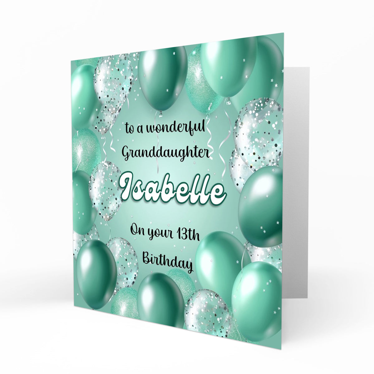 Personalised Birthday Card - Birthday Balloons