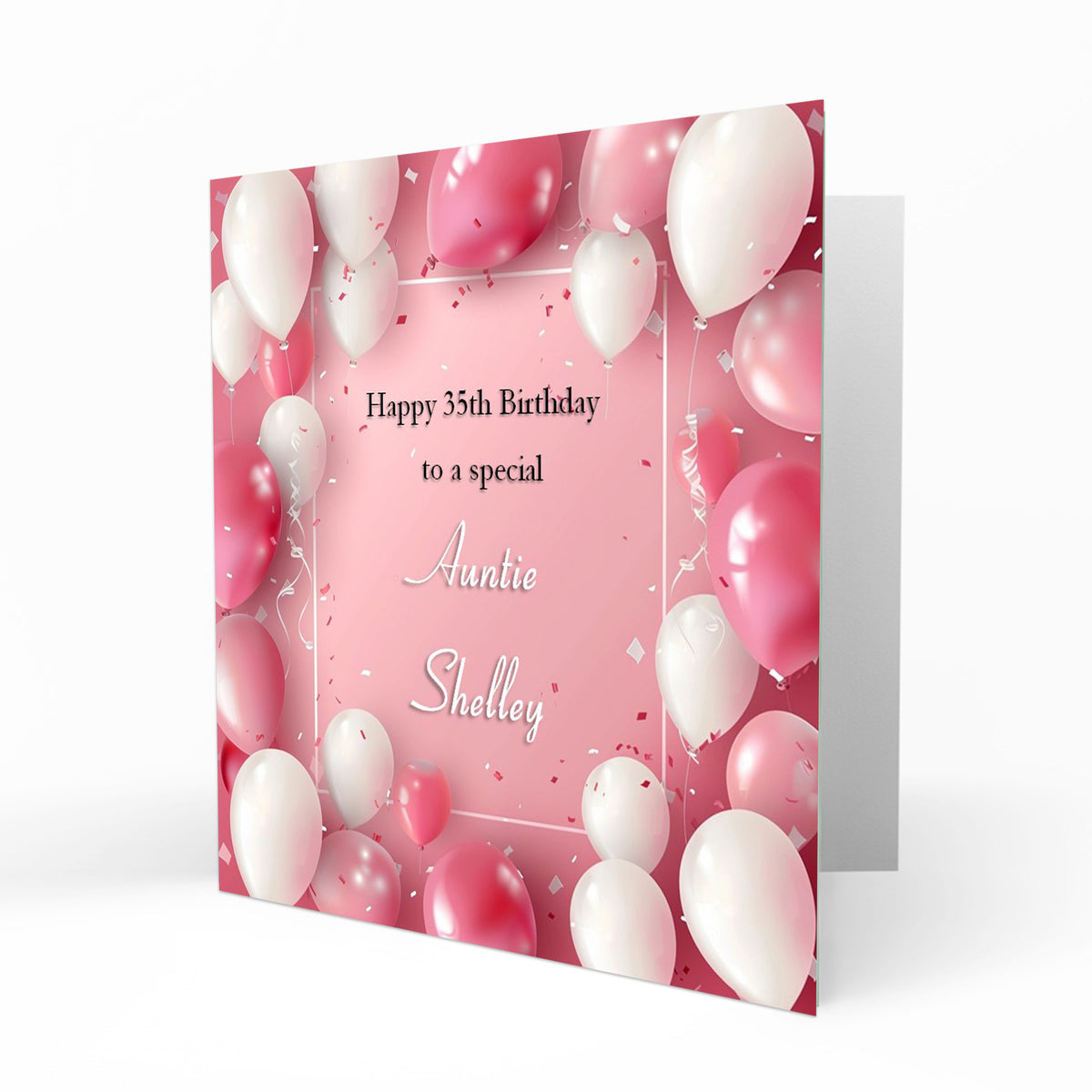 Personalised Birthday Card - Birthday Balloons