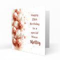 Personalised Birthday Card - Birthday Balloons