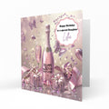 Personalised 30th Birthday Card - Celebration Bottle and Butterflies