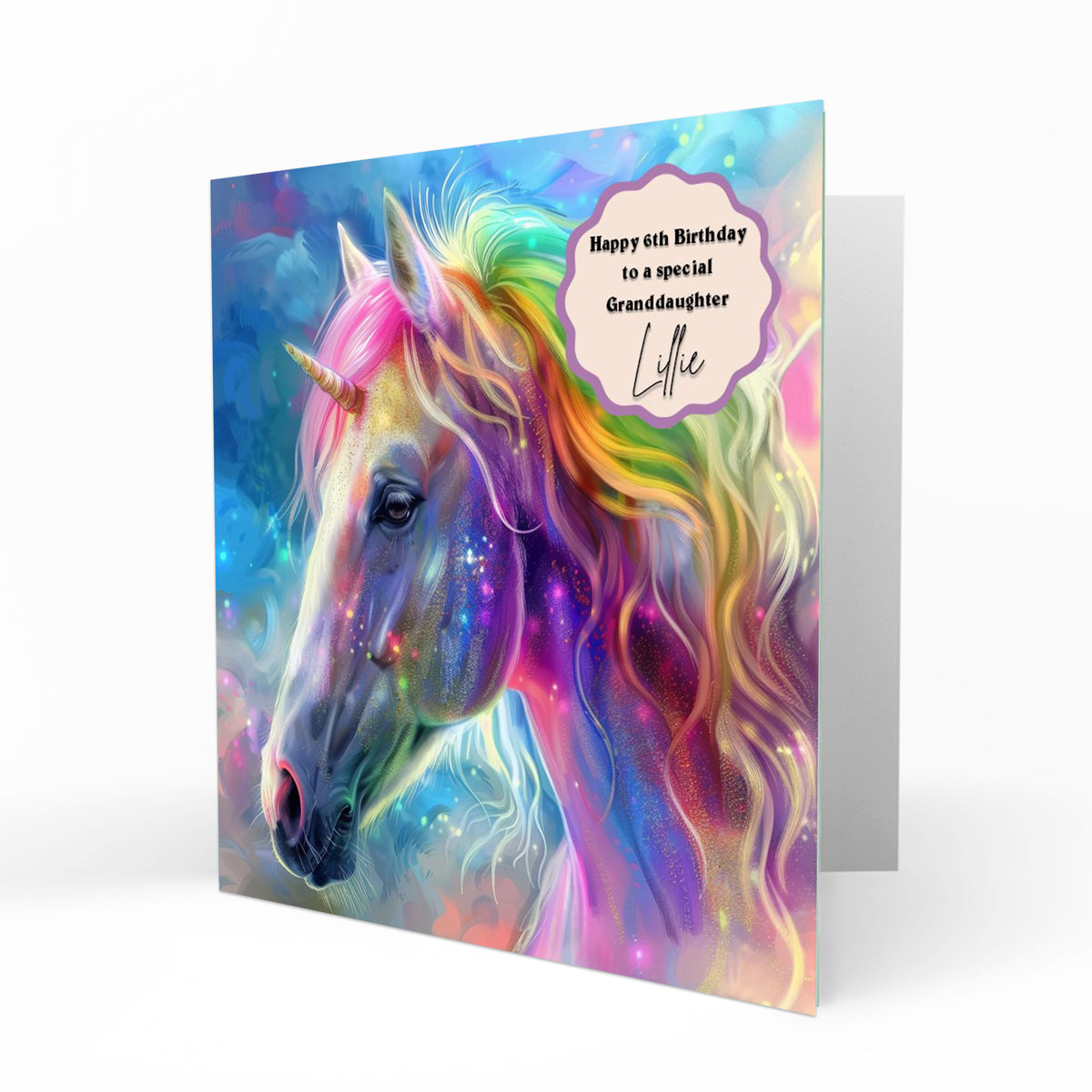 Personalised Birthday Card - Fantasy Horse