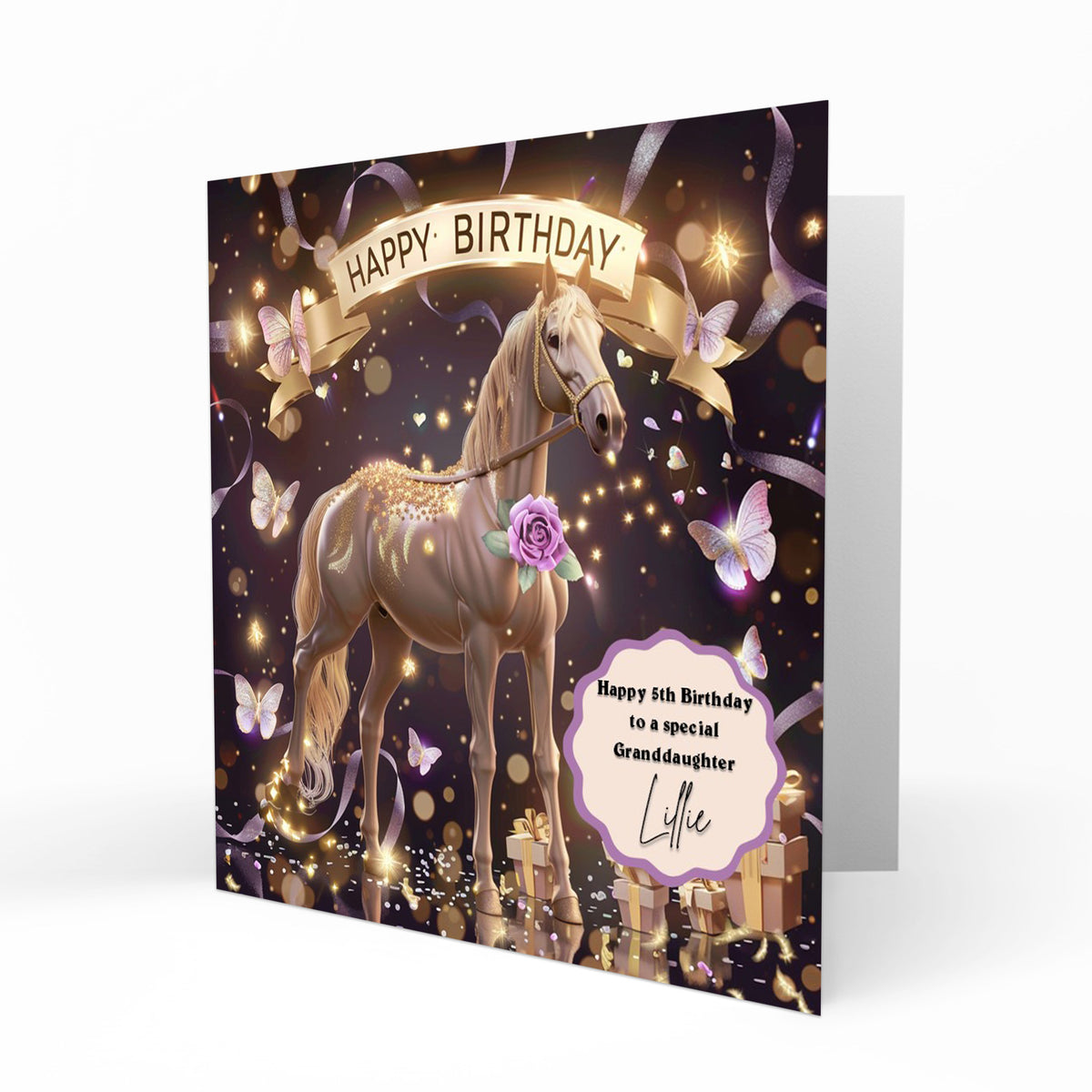 Personalised Birthday Card - Fantasy Horse