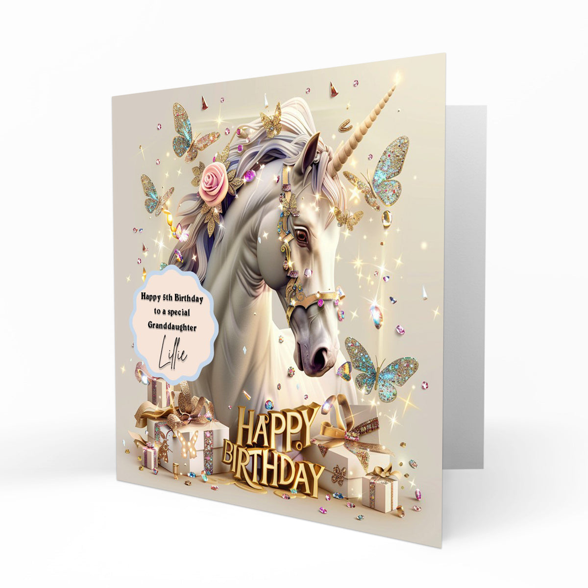 Personalised Birthday Card - Fantasy Horse