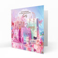 Personalised Birthday Card - Pastel Shopping Bags