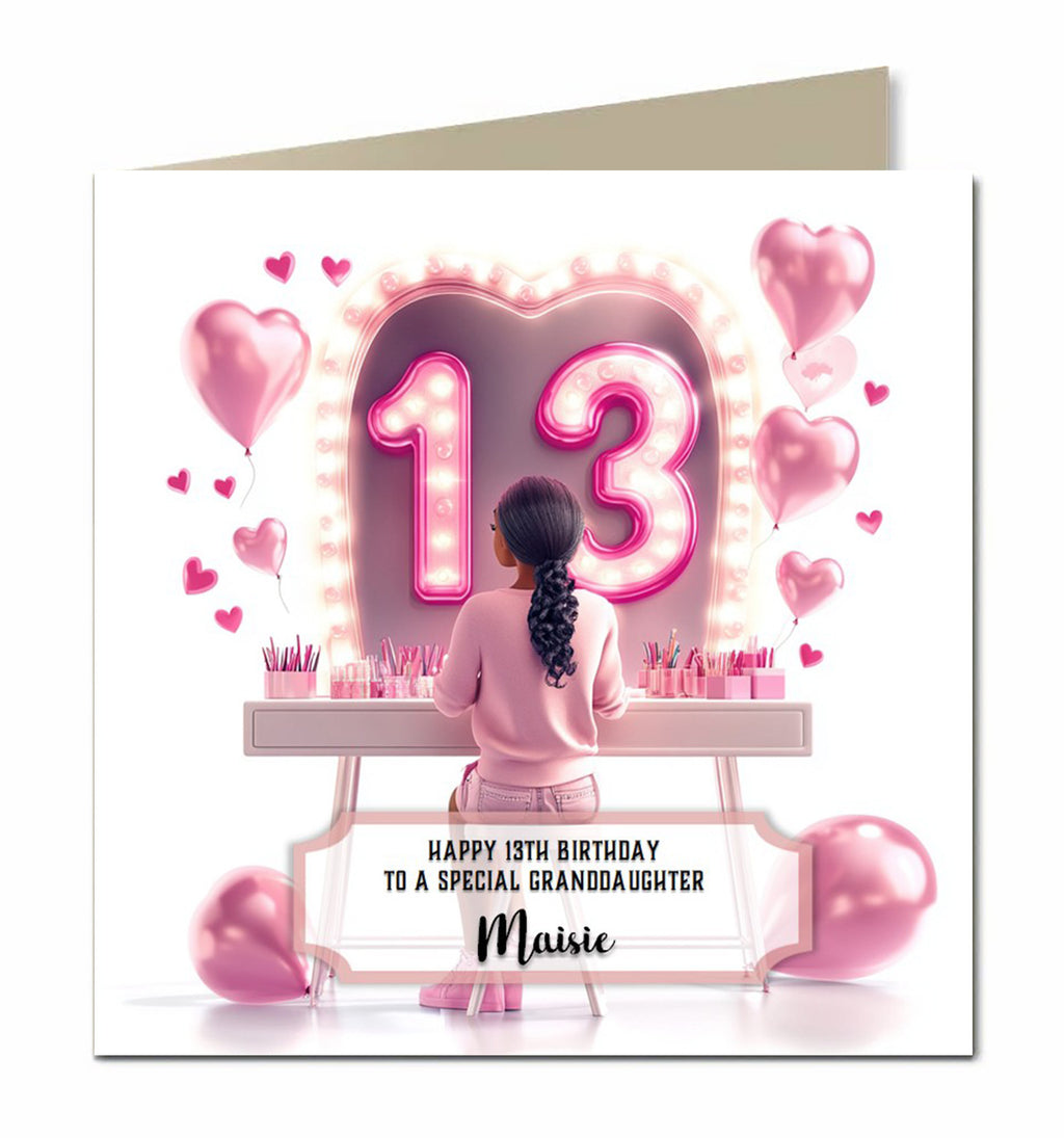 Personalised Birthday Card for Women and Girls, Granddaughter, Niece, Mu, Gran, Sister, Dog, Pet, Labrador