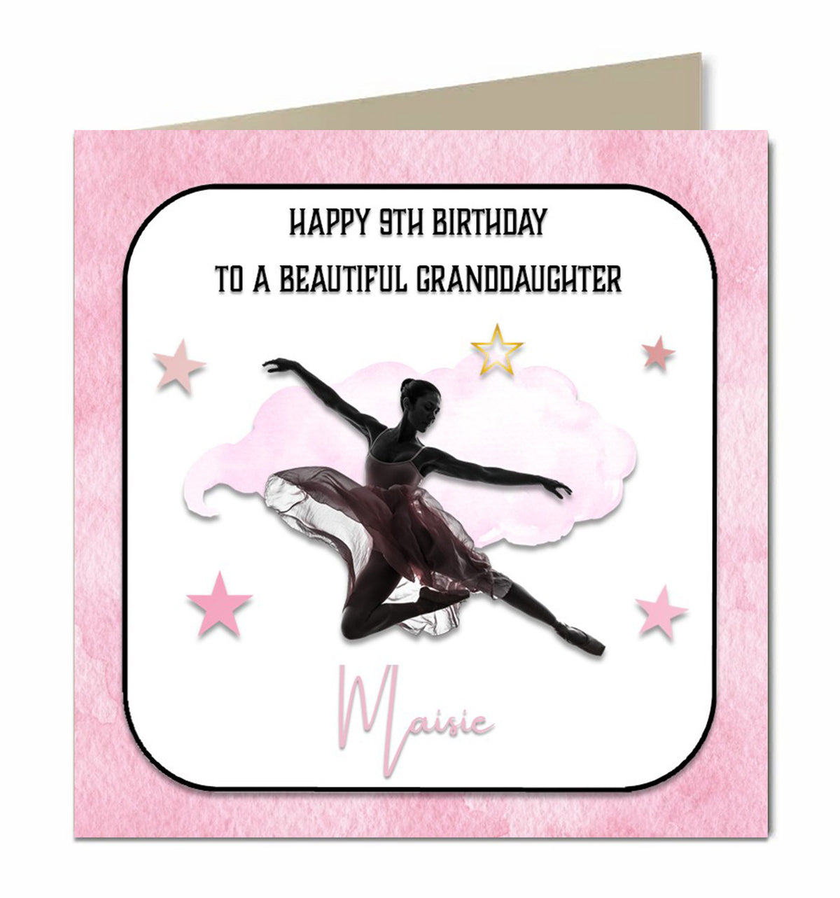 Personalised 2nd Birthday Card for Little Girls, Granddaughter, Niece, Sister, Daughter, Goddaughter, A Princess & her Castle, Any Name, Any Relation,