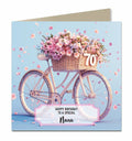 Personalised Horse Birthday Card, Granddaughter, Niece, Sister, Daughter, Goddaughter, Any Name, Any Relation, Any Age, Show Jumping, Pony