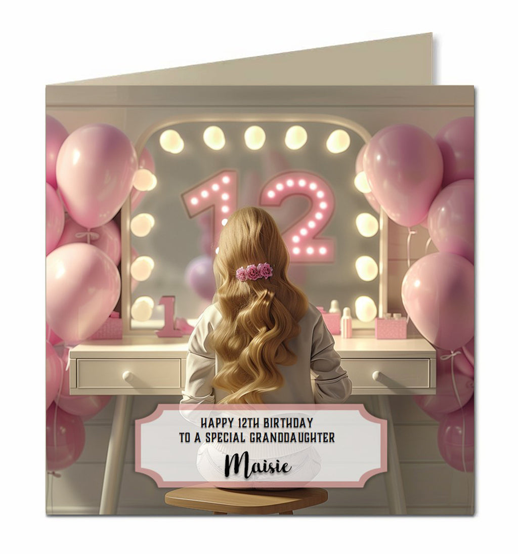 Personalised Horse Birthday Card, Granddaughter, Niece, Sister, Daughter, Goddaughter, Any Name, Any Relation, Any Age, Show Jumping, Pony Funny
