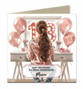 13th Birthday Card Girls, Granddaughter, Daughter, Brown hair Personalised