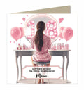 Personalised Birthday Card, Teenager, Granddaughter, Niece, Daughter, Any Name, Any Relation, Any Age, Mobile Phone, Cute