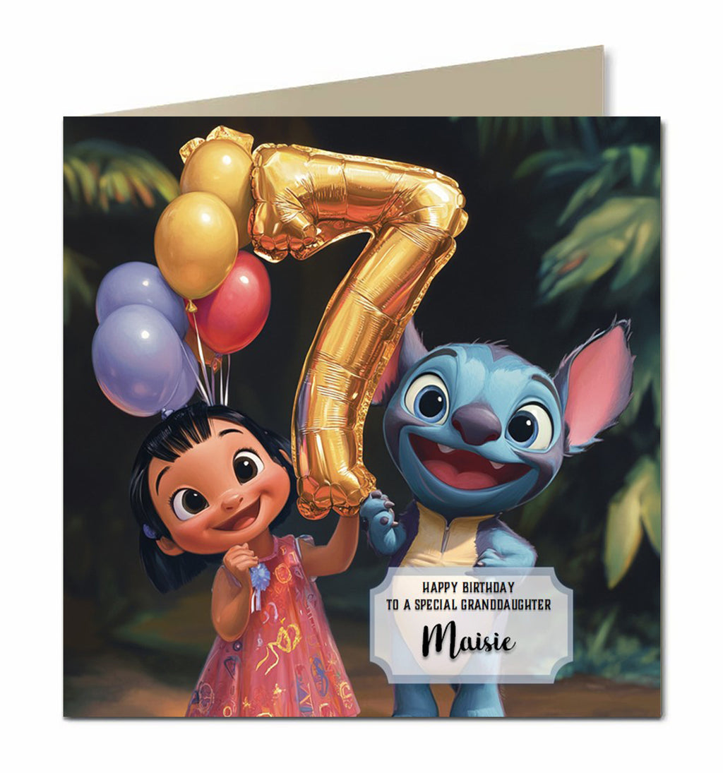 Personalised Birthday Card, Teenager, Granddaughter, Niece, Daughter, Any Name, Any Relation, Any Age, Mobile Phone, Cute