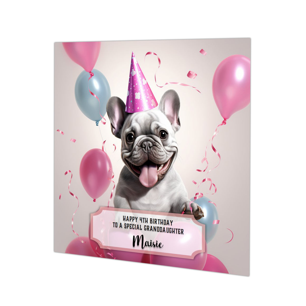Personalised Birthday Card, Teenager, Granddaughter, Niece, Daughter, Any Name, Any Relation, Any Age, Morning Coffee, Latte, Cute