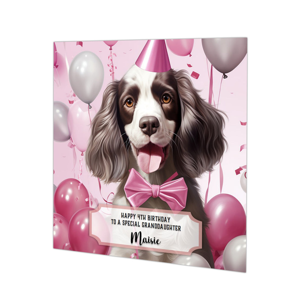 Personalised Birthday Card, Teenager, Granddaughter, Niece, Daughter, Any Name, Any Relation, Any Age, Morning Coffee, Latte, Cute