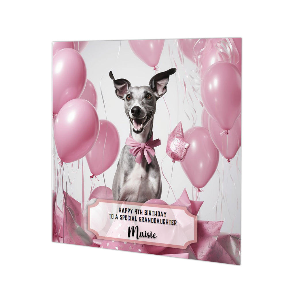 Personalised Birthday Card, Teenager, Granddaughter, Niece, Daughter, Any Name, Any Relation, Any Age, Morning Coffee, Latte, Cute