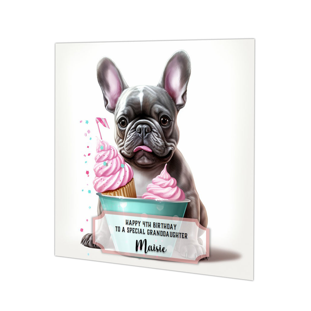 Personalised Birthday Card, Teenager, Granddaughter, Niece, Daughter, Any Name, Any Relation, Any Age, Morning Coffee, Latte, Cute