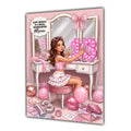13th Birthday Card RaRa Skirt Girl Granddaughter Daughter Large A5 Size