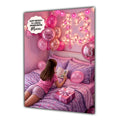13th Birthday Card Book Reading Girl Granddaughter Daughter Large A5 Size