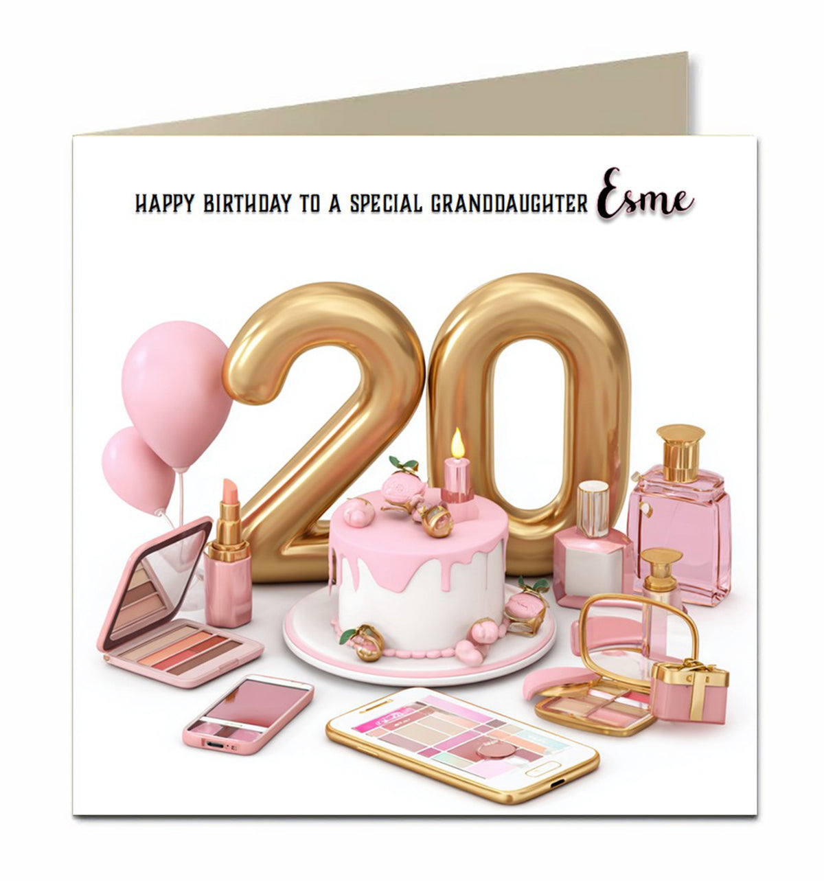 20th Birthday Card For Girls Women Personalised