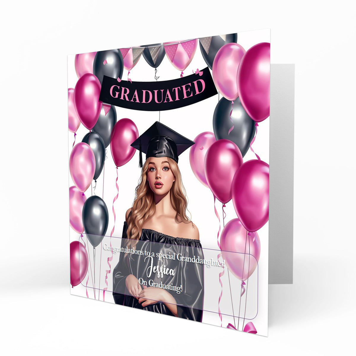Personalised Graduation Day Card, Congratulations To Daughter, Niece, Sister, Granddaughter