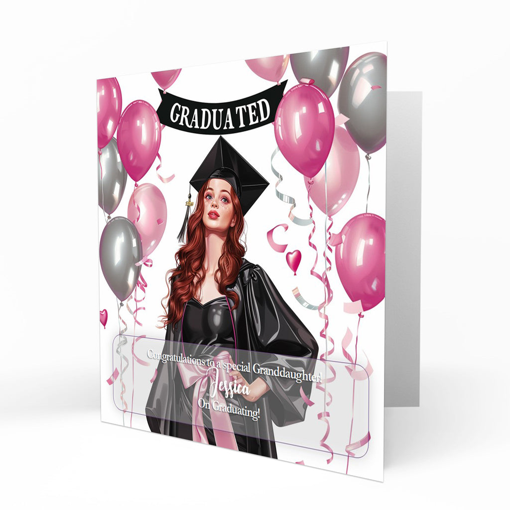 Personalised Graduation Day Card, Congratulations To Daughter, Niece, Sister, Granddaughter