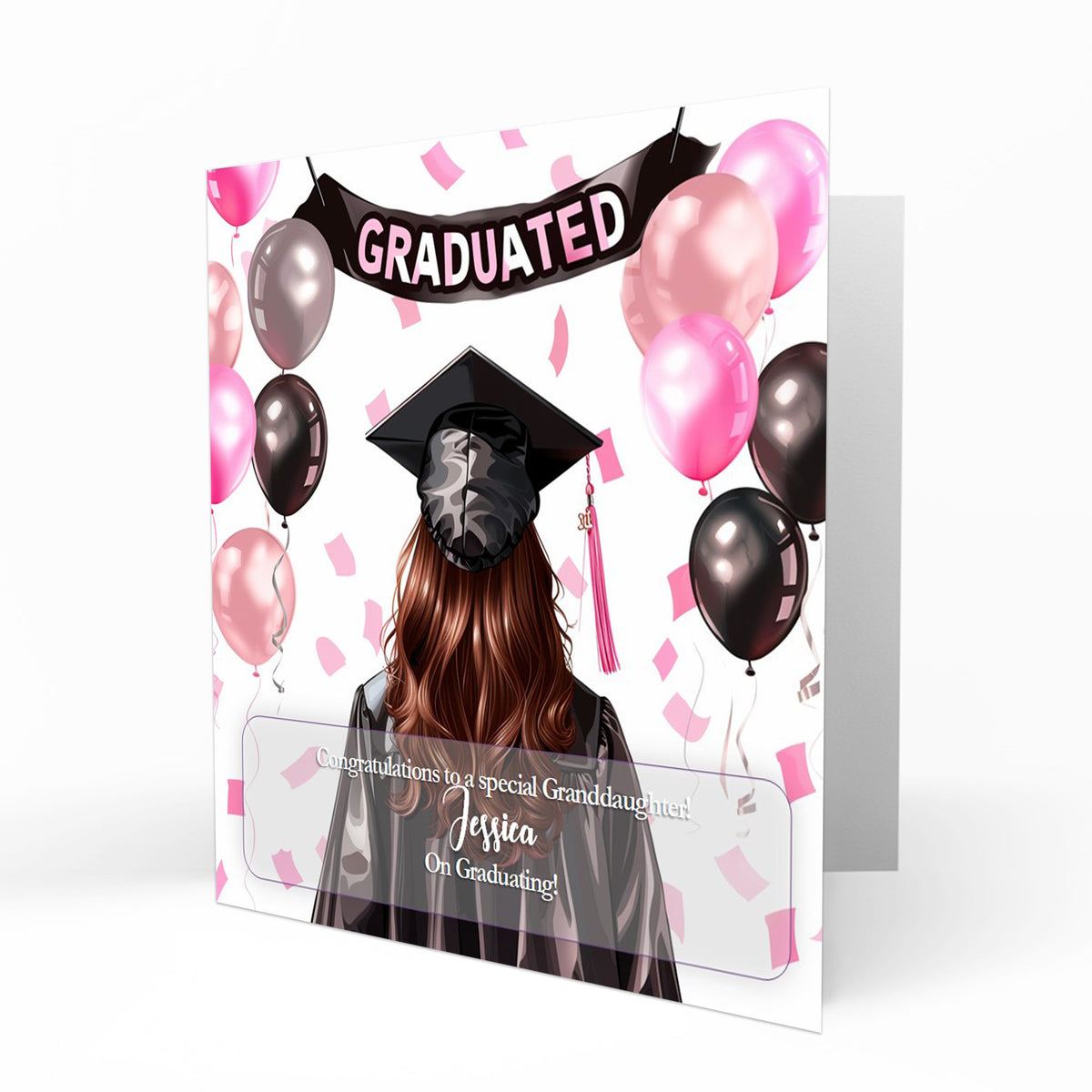 Personalised Graduation Day Card, Congratulations To Daughter, Niece, Sister, Granddaughter