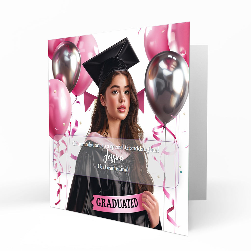 Personalised Graduation Day Card, Congratulations To Daughter, Niece, Sister, Granddaughter