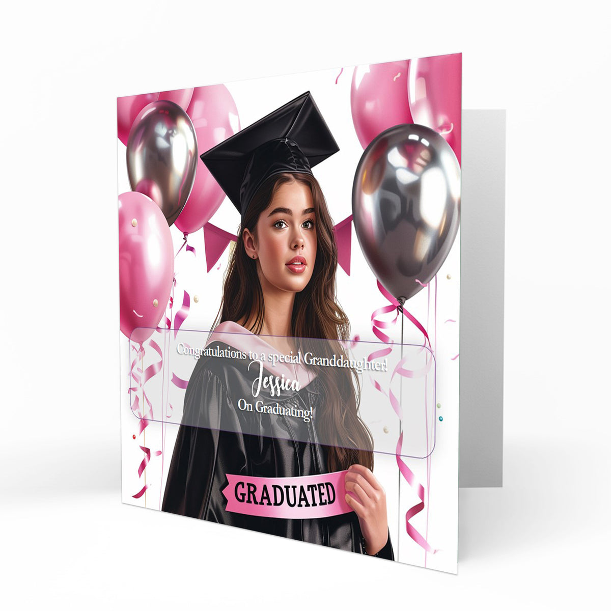 Personalised Graduation Day Card, Congratulations To Daughter, Niece, Sister, Granddaughter