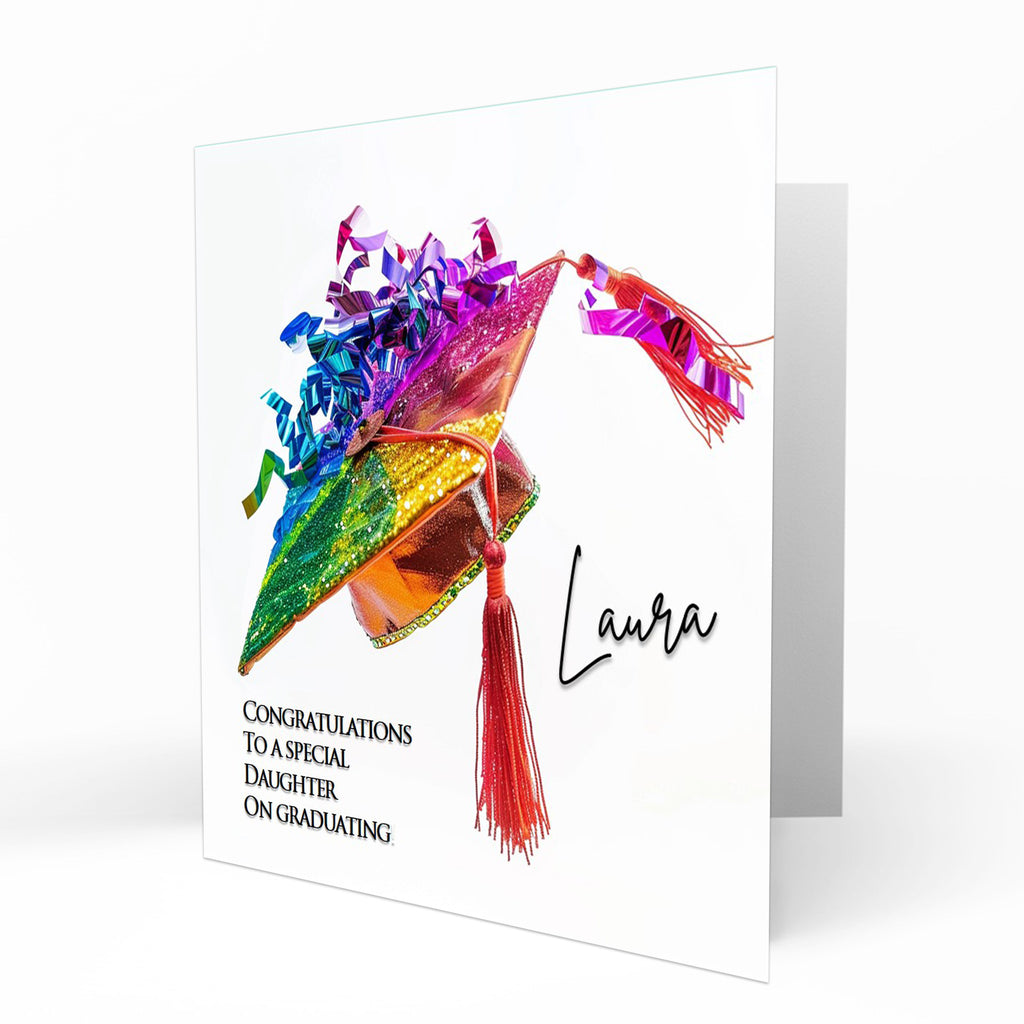 Personalised Graduation Day Card, Congratulations To Daughter, Niece, Sister, Granddaughter LGBTQ