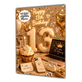 13th Birthday Card Tech Mobile Girl Granddaughter Daughter Large A5 Size