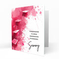 Personalised Graduation Day Card, Congratulations To Daughter, Niece, Sister, Granddaughter Cap