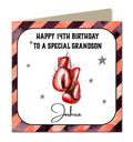 Personalised Birthday Card - Boxing Gloves