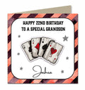 Personalised Birthday Card - Playing Cards