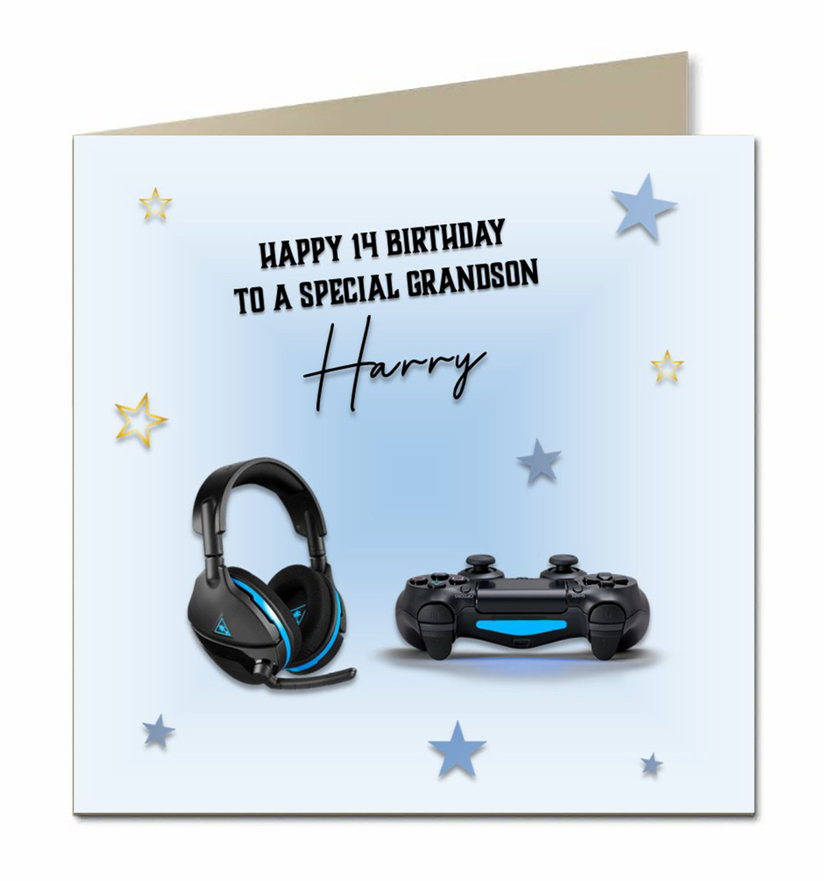 Personalised Birthday Card, Male, Boys, Son, Grandson, Nephew, Friend, Boyfriend, Great Grandson, Brother, Teenager, Gaming, Gamer