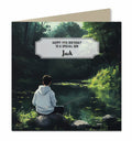 Birthday Card for Boys, Fishing, Son, Grandson, Teenager, Personalised